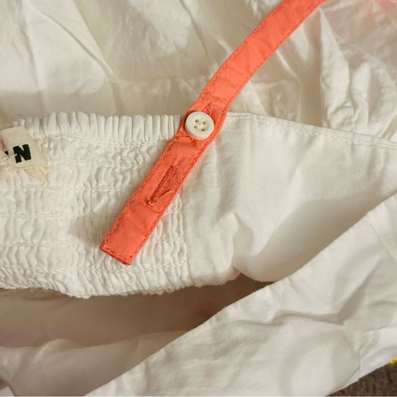 Mini Boden White Dress with Colorful Butterfly Embroidery - Picture 4 of 5